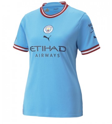 Manchester City Hjemmedrakt Kvinner 2022-23 Kortermet